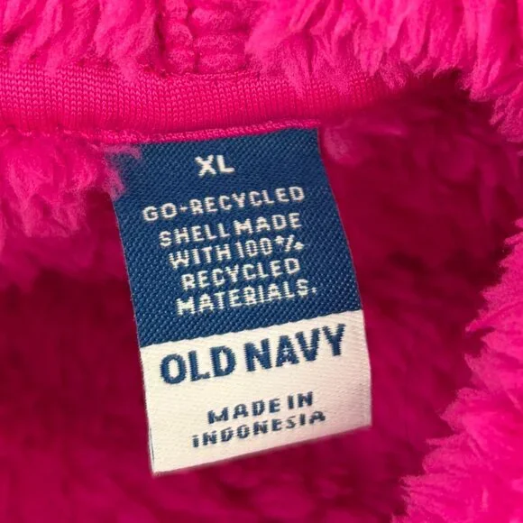 Old Navy Long Sleeve Fleece Pullover Sweatshirt Hoodie Women's Size XL - Picture 6 of 7